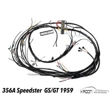 Complete wire harness set for Porsche 356A Speedster GS/GT 1959 LHD art.no 356.59.GS/GT.SPEEDSTER.LHD.SET