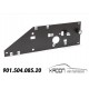 Fuse panel aluminum matt black 1964-1968 art.no: 901.504.085.20