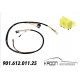 Foglight wire harness for: Porsche 911/912 66-68 version art.no: 901.612.011.25