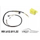 Foglight wire harness for: Porsche 911/912 66-68 version art.no: 901.612.011.25