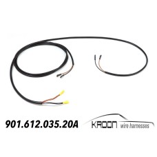 Interior lighting harness for Porsche 911/912 Coupe (only 1964-65)   art.no: 901.612.035.20A 