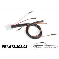 Wire harness and 8 pole connector for wiper switch 911  912 1965-1968 art.no:901.613.302.03