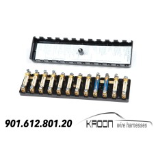 Fusebox Porsche 911-912 1964-68 (12 pole) art.no: 901.612.801.20