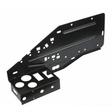 Fuse panel alumium matt black twinspark art.no TWINCDIFRAME.BLACK