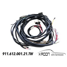 Wire harness (with twinspark supply) for tunnel Porsche 911 1973 LHD (taped , instead of PVC wire sleeving, only for 73 models) art.no: 911.612.001.21.TW