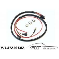 Wire harness for rear window wiper motor  911 SC LHD art.no 911.612.031.02