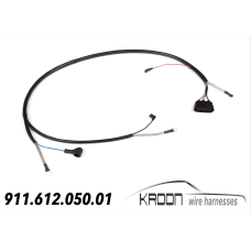 Wire harness for 3 Pole Bosch CDI/HKZ box with connector & boot. Porsche 911 1970-1973 art.no: 911.612.050.01