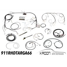Complete harness set for right hand drive 911 1966 TARGA  art.no 911.RHD.TARGA.66
