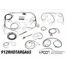 Complete harness set for right hand drive 912 1965 Targa  art.no 912.RHD.TARGA.65