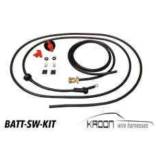 Battery cable set with master switch (all years) . Art.no: BATT-SW-KIT