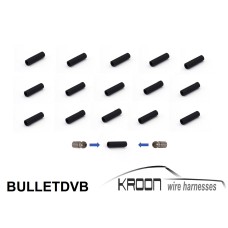 Bullet connector set art.no: BULLETDVB