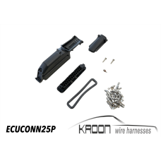 ECU connector set black 25 pole art.no: ECUCONN25P