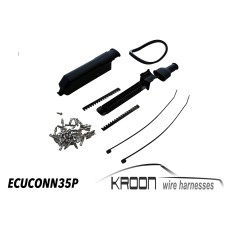 ECU connector set black 35 pole art.no: ECUCONN35P