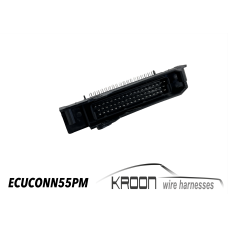 ECU male (PCB) connector set black 55 pole art.no: ECUCONN55PM