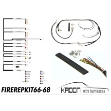 Engine fire repair kit for Porsche 911/912 1966-1968  art.no: FIREREPKIT.66-68