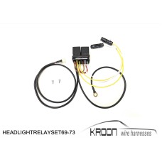 Headlight relay set for: Porsche 911/912 69-73 version art.no HEADLIGHTRELAYSET69-73