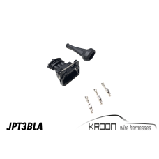 Connector set Bosch Junior Power timer JPT  black 3 pole art.no: JPT3BLA
