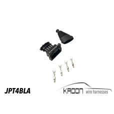 Bosch Junior Power timer JPT connector set black 4 pole art.no: JPT4BLA