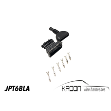 Bosch Junior Power timer JPT connector set black 6 pole art.no: JPT6BLA
