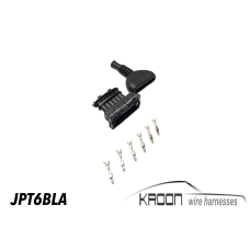 Connector set Bosch Junior Power timer JPT  black 6 pole art.no: JPT6BLA