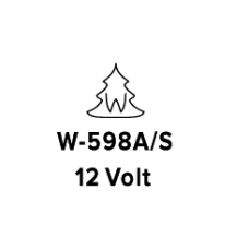 Waterslide decal for Wherle relay W598A/S-12V art.no W598A/S-12V-WS