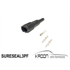 Connector set 3 pole sureseal art.no SURESEAL3PF