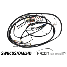 Complete chassis harness for 911 1966-1968 LHD with a later type of engine. art.no SWB.CUSTOM.LHD