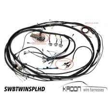 Complete chassis harness for 911 1966-1968 LHD with a double CDI supply. art.no SWBTWINSPLHD