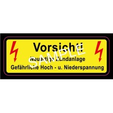 Vorsicht ! CDI/HKZ decal 911 1969-1989 art.no VORSICHTDECAL